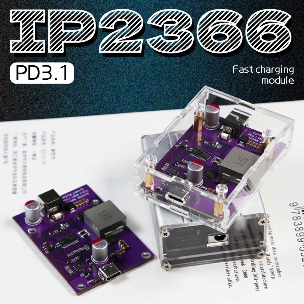 140W Fast Charging Desktop Charger 12-32V Buck-Boost DC5.2.5mm To