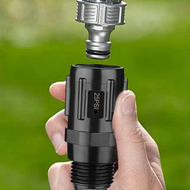 Víznyomás -Szabályozó Szelep 25 Psi Egyszerű Beszerelés Nyomáscsökkentő Alacsony Áramlású Csepp Öntözőrendszer Kerti Kellékek - Image 5