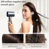 TQ-D3 High Speed Negative Ion Hair Dryer Professional Quick Dry Hair Care LED Display Low Noise Smart Temperature Control Anion 2