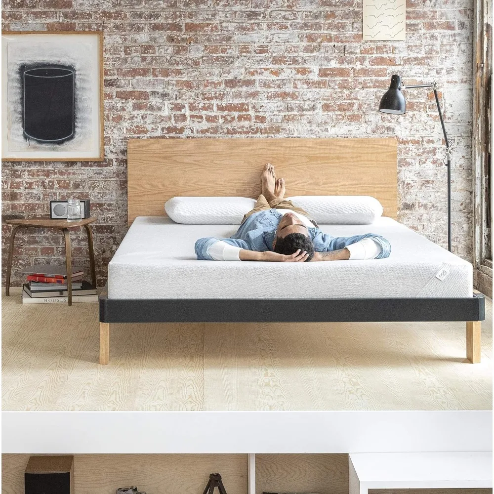 

Needle 8-Inch Twin Mattress, Medium Firm Adaptive Foam Bed in a Box, Responsive and Supportive, CertiPUR-US, 100-Night Sleep