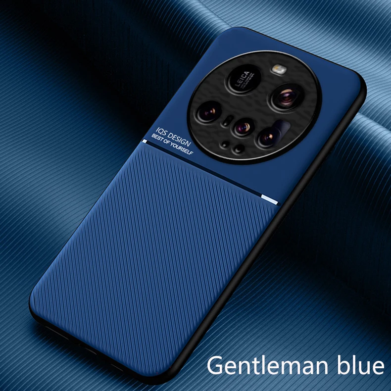 Premium Shockproof Leather Silicone Case with Magnetic Car Holder for Xiaomi 15 Ultra & 15 Pro