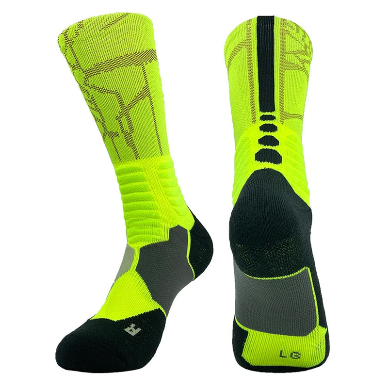 

Basketball Socks Professional Outdoor Sports Long Tube Cycling Men Women's Stockings High Towel Anti Slip Basketball Socks Pack
