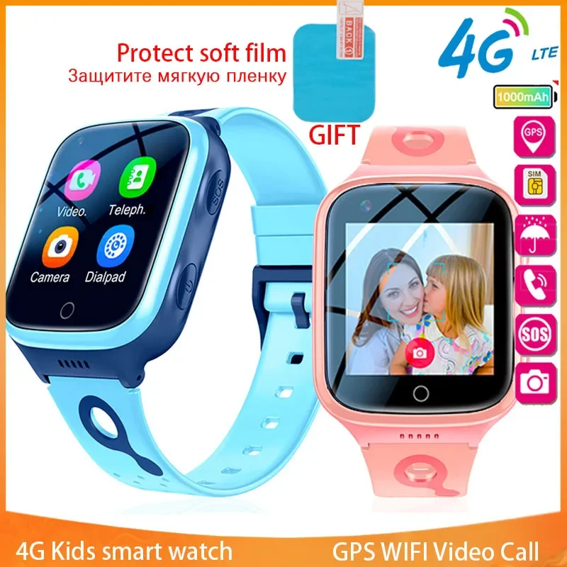 Xiaomi-reloj inteligente 4G para niños y niñas, dispositivo con tarjeta SIM,  videollamada, GPS, WIFI, rastreador, 2024 - AliExpress