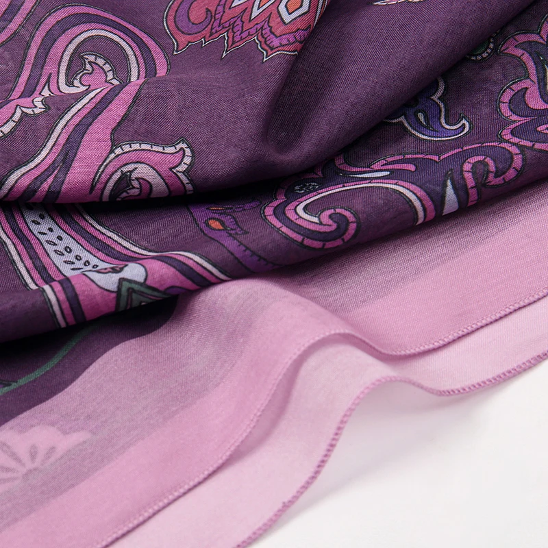 2025 New Fashion 90X90cm Printed Women Scarf Pashmina Silk Scarf Square Shawl Decorative Headband Neck Luxury Design Bandana