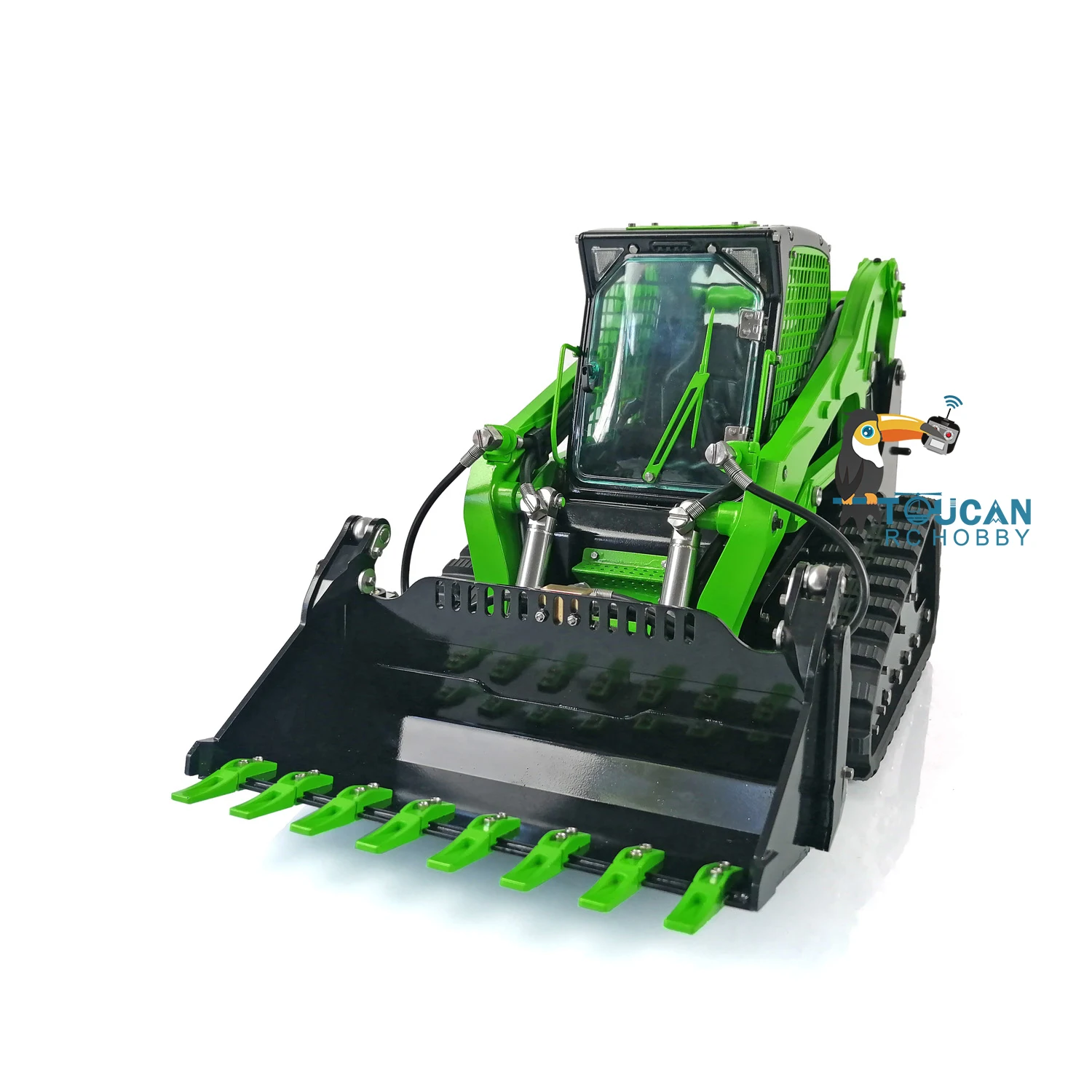 LESU 1/14 Metal Aoue-LT5 Tracked Skid-Steer RC Hydraulic Loader RTR Remote Control Light Sound Car Model Outdoor Toys THZH1211 2