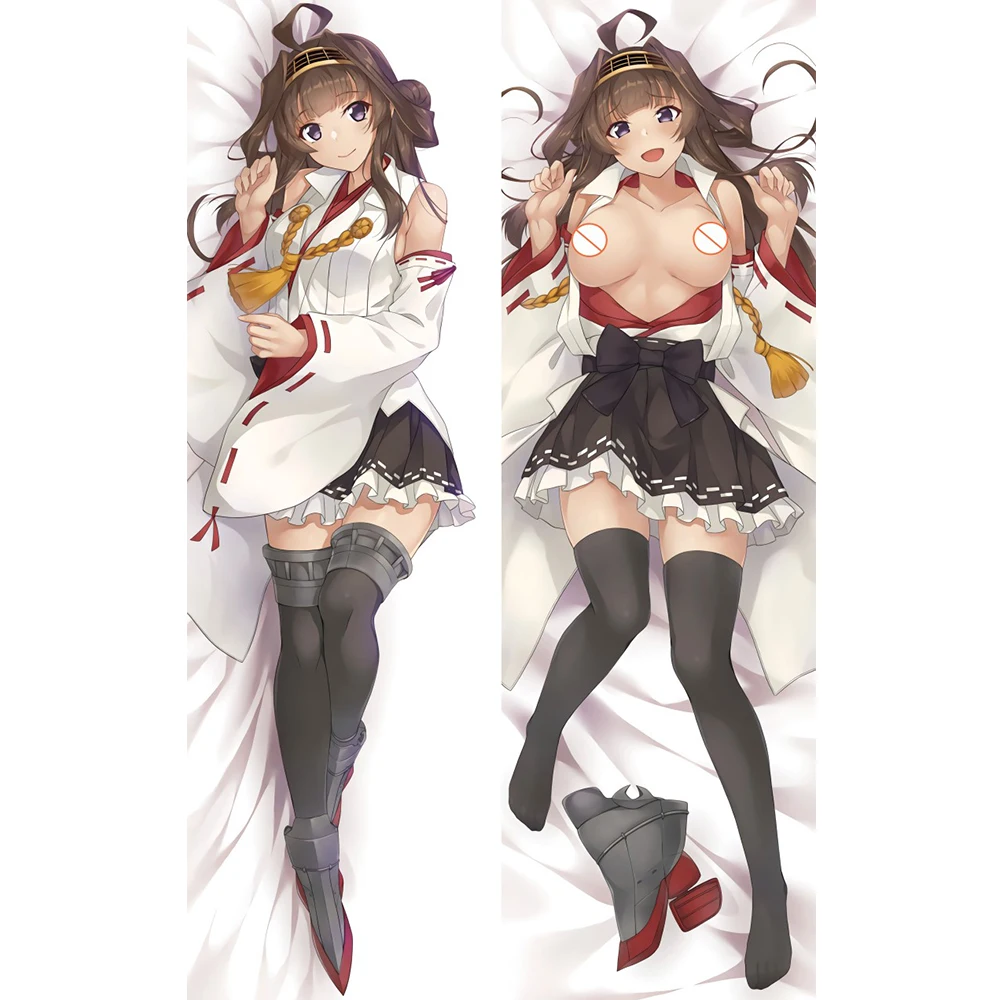 

Dakimakura Anime Pillow Case kongou (kancolle) Double-sided Print Of Life-size Body Pillowcase Gifts Can be Customized