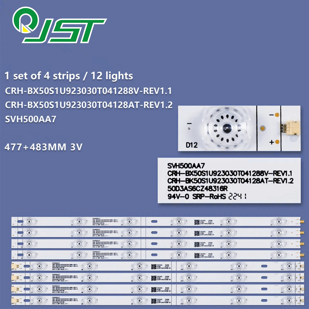 4pcs 50R6E 50H6E 50R6040E 50H7608 H50A6100 H50A6120 H50A6140 SVH500AA7 CRH-BX50S1U923030T041288V-REV1.1 W BK50S1U923030T04128AT