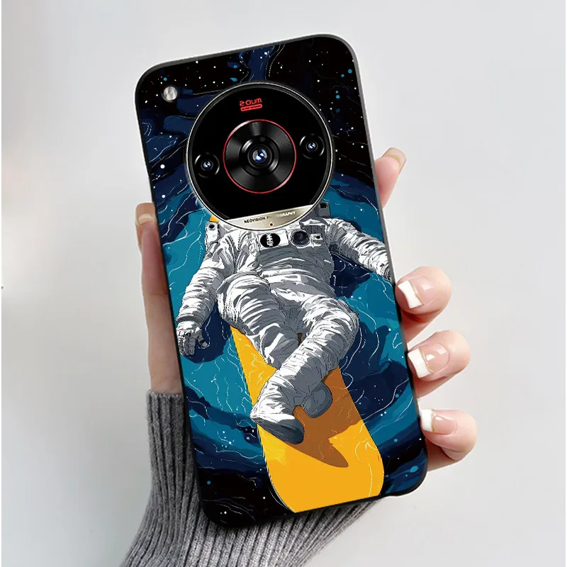 Aesthetic Luxury Soft Silicone Cover for ZTE Nubia Focus 2 Ultra 5G - Cute & Cool Design for Boys & Girls