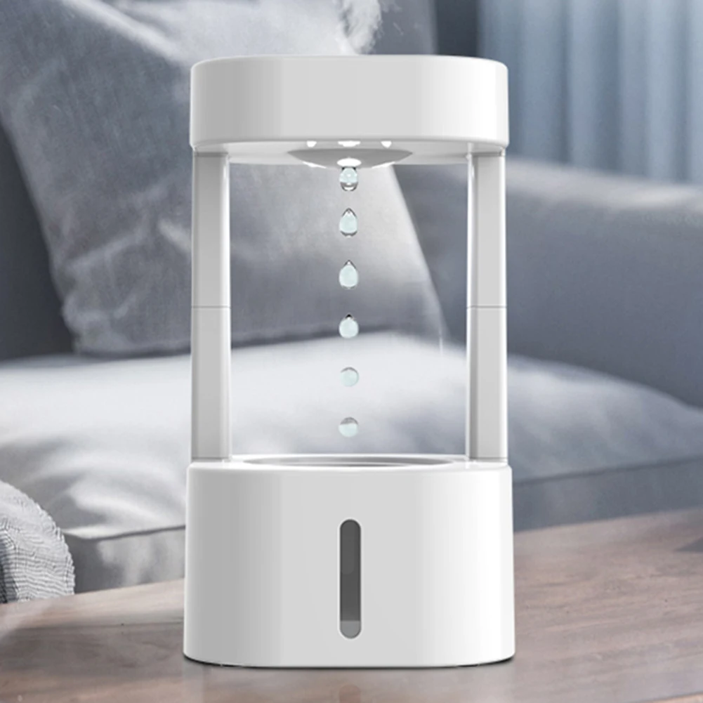 Anti-gravity Water Drop Humidifier with Atmosphere Light Portable