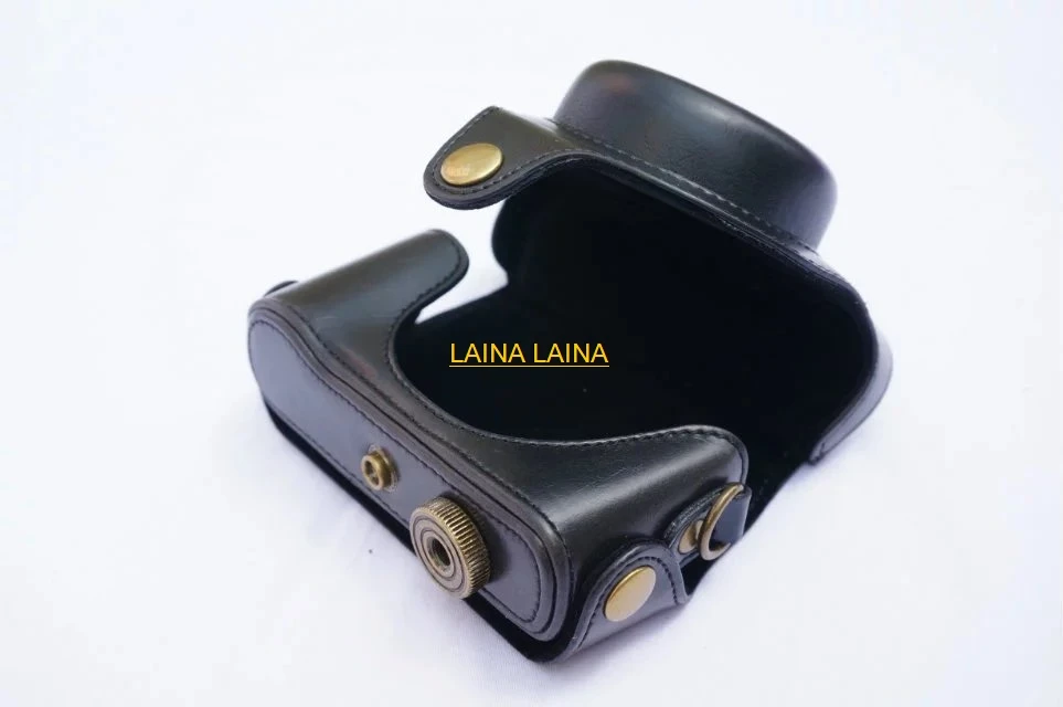 카메라 비디오 가방 Lumix DMC-LX7 LX7 LX5 LX3 LX-7 LX-5 LX-3 카메라용 파나소닉용 PU 하드 케이스(어깨끈 포함)