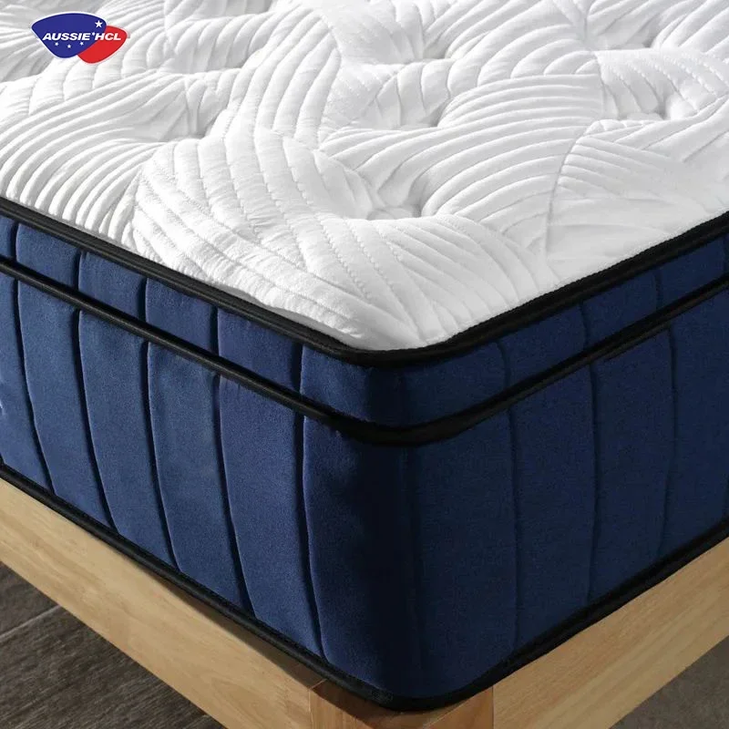 Materasso Pieghevole Oem/Odm Matelas 8-12 Pollici Tessuto King Size Lattice Naturale Bonnell Materasso In Memory Foam Gel Ibrido A Molle Insacchettate