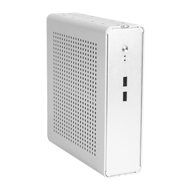 MM-60 미니 ITX 섀시, MINI-ITX 호환 마더보드, USB2.0 인터페이스, 수평 수직 벽걸이, 170X170MM