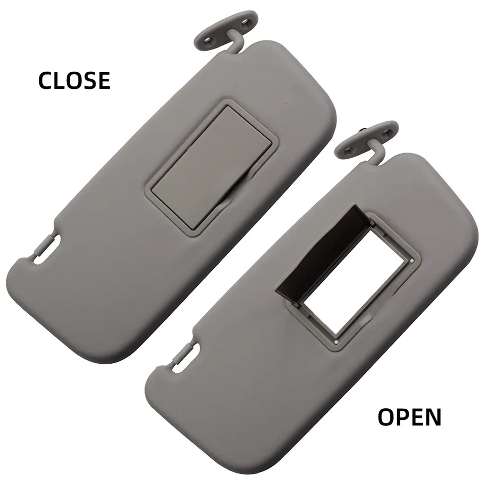 Pièces De Pare Soleil Voiture Pare-Soleil Intérieur Conducteur Gauche Pour Hyundai Getz 2002-2011 - Gris, Avec Miroir De Maquillage - Réf. 85220 1C200QS Pare Soleil Anti éblouissement