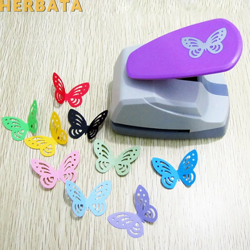 스크랩북, 카드 만들기, DIY 공예용 4.7cm 나비 3D 종이 펀치 - 휴대용 구멍 펀처 커터 도구