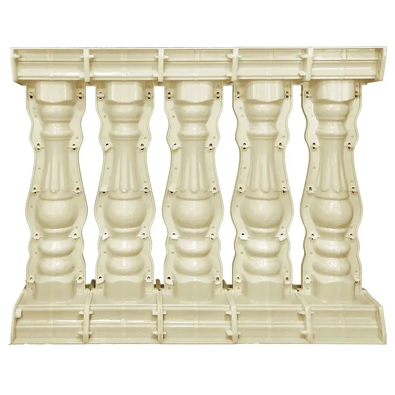 European Roman Column Mold Villa Line Handrail Balcony Guardrail Cast-in-place Vase Column Cement Railing Mold Outdoor concrete column mold concrete handrail mold