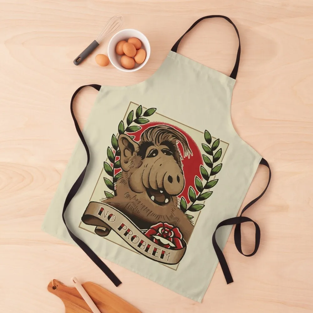 

ALF - No problem Apron waiter christmas 2024 for kitchen useful kitchen girl Apron