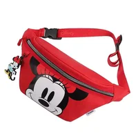 Disney new Mickey men and women belt bag Mickey Mouse shoulder bag chest bag boys girls handbag cute backpack 5