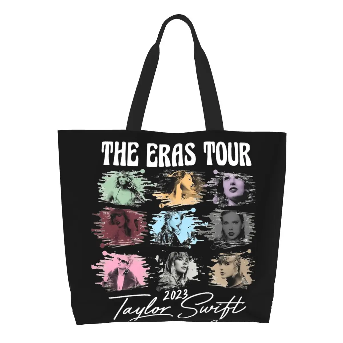 

Singer Eras Tour Swifties Large Capacity Tote Shopping Bag Merchandise Ulzzang Tote Bag For Unisex