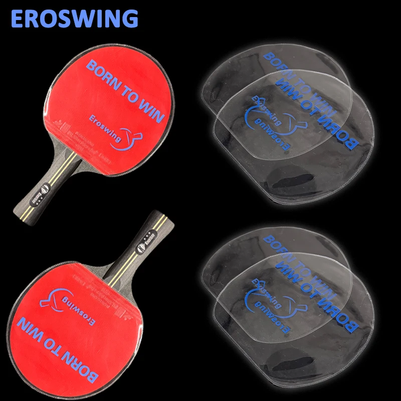 EROSWING 탁구 라켓 보호 필름 투명 유지관리 탁구 고무 보호기 먼지 방..