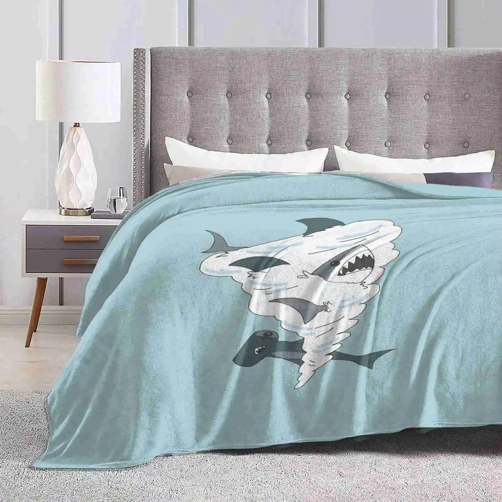 Sharknado Soft Warm Light Thin Coperta Sharknado Tornado Sharks