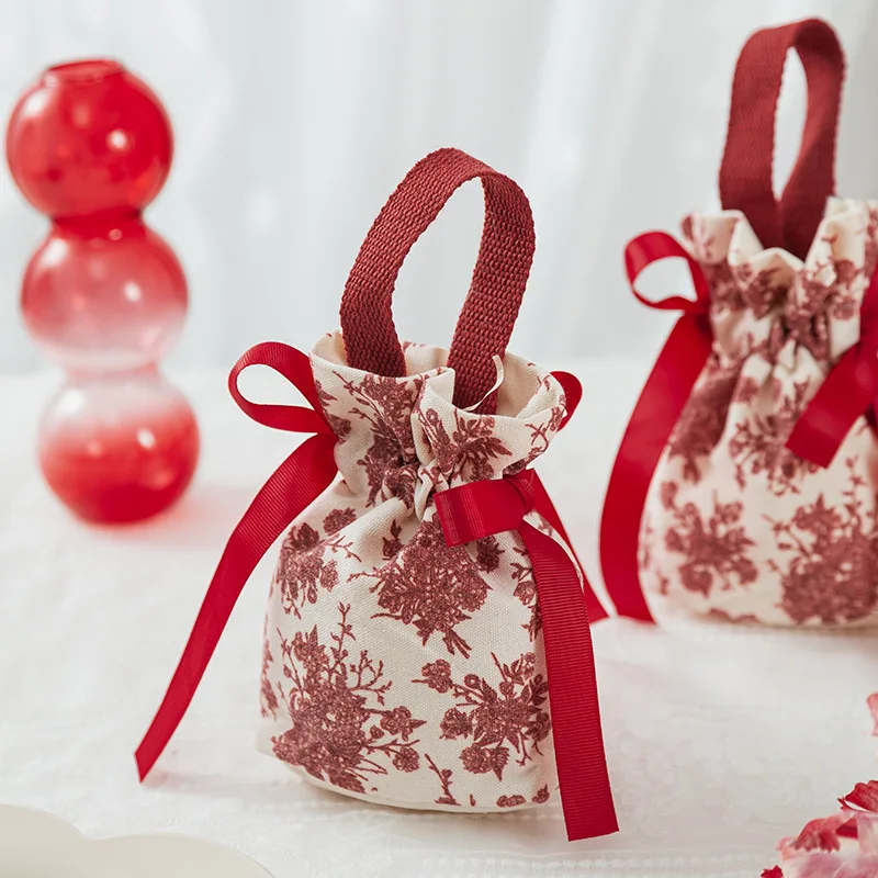 1 Pz Sacchetto Di Caramelle Di Velluto Sacchetti Regalo Portatile Polvere Proteggere Coulisse Borsa Nappa Festa Di Nozze Sacchetti Di Caramelle Sacche