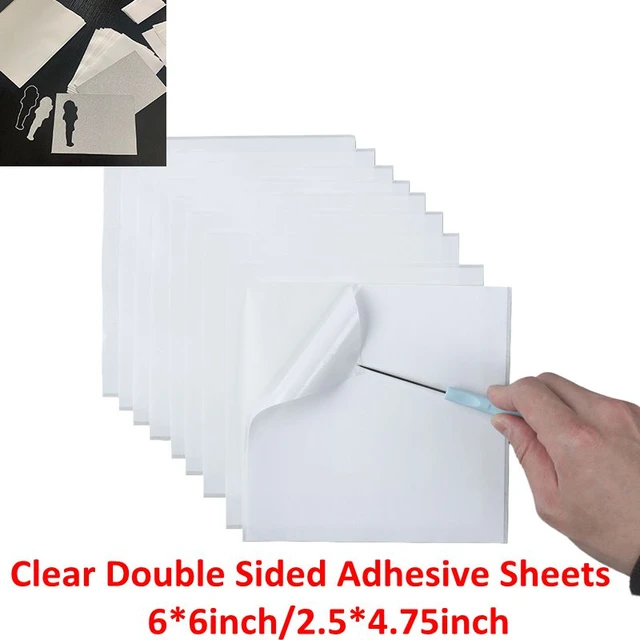5 sheets/set Double Sided Adhesive Foam Sheets Fastener Tape Strong Glue  Sponge Foam DIY Scrapbooking Craft Cards Project 2021
