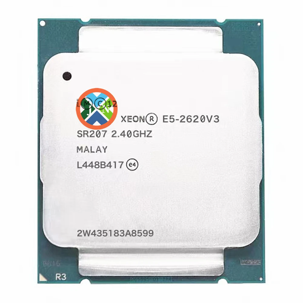 Intel Xeon E5-2620 V3 – Processore Server 2,4 GHz, 6 Core, LGA2011-v3, Supporto DDR4 Fino A 768 GB, Turbo Boost - 2