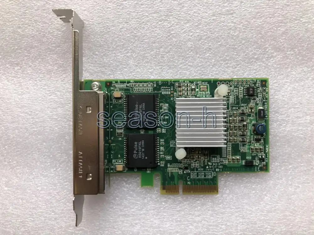 

DG7MBR BCM5719 четырехпортовый RJ45 1GbE PCIe x4 полнопрофильная сетевая карта