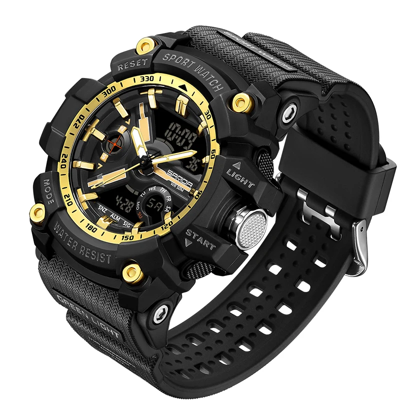 Rugged Waterproof Sport Wristwatch