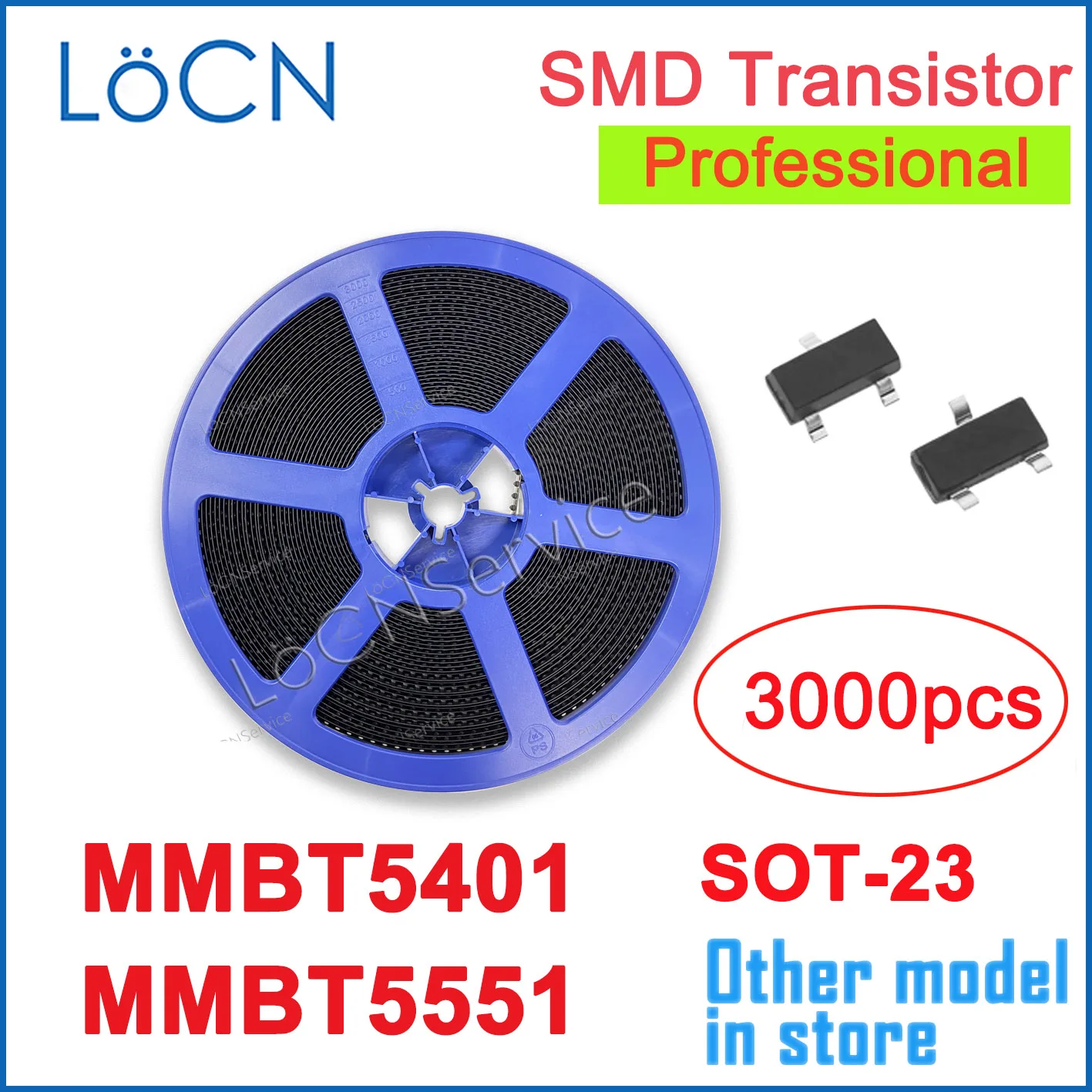 

LoCN 3000 шт. MMBT5551 MMBT5401 SOT-23 200mA 600mA 0.2A 0.6A 2N5401 2N5551 SMD транзистор SOT23, большой ток высокого качества