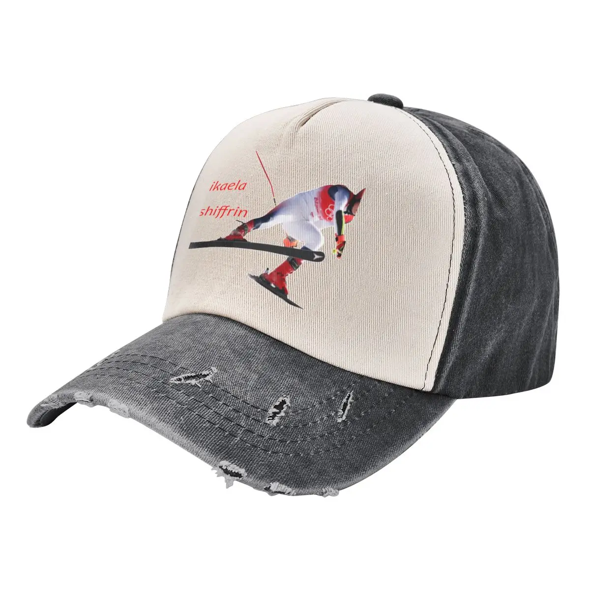 

Mikaela Shiffrin Baseball Cap Hat Beach black Sun Hat For Children Men Women's