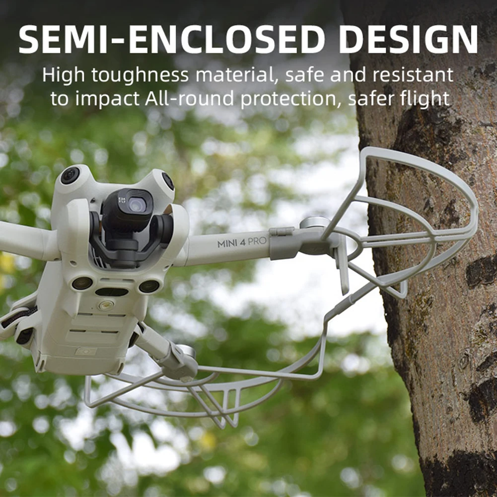 Quick-Release Propeller Guards Removable Propellers Protector Ring Lightweight Drone Accessory for DJI Mini 4 Pro