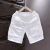 American Sle Thin Workwear ort orts Men's Summer Loose Casual Elastic Waist Five-Point Pants Youth Active Straight Leg