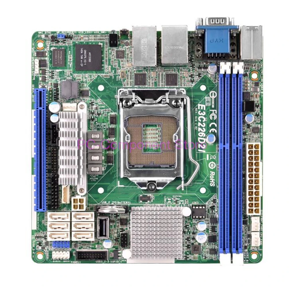 E3C226D2I 서버 마더보드 LGA1150 V3 V4 DDR3 1600/1333 ECC