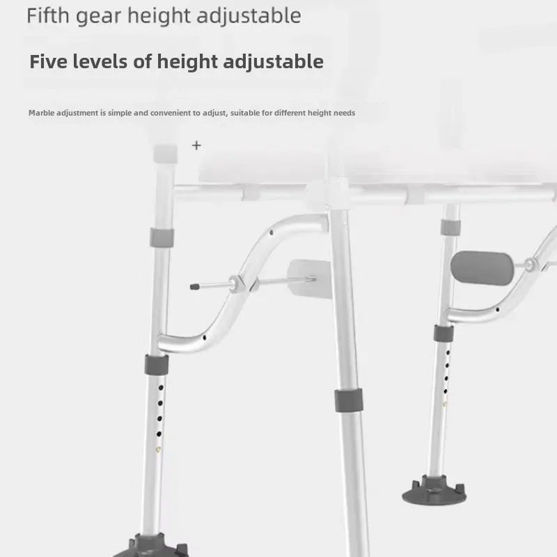 Toilet Booster Elderly Non Perforated Toilet Seat Assist Disability Help, Toilet Armrest Railing Frame Disabled Transfer Chairs 2