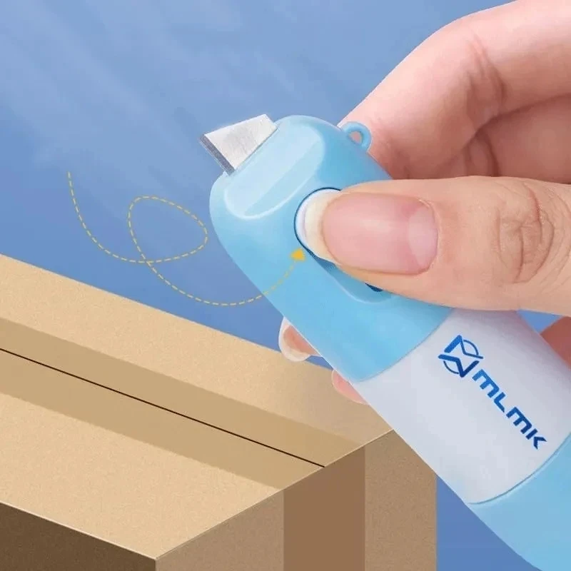 Utility Knife Paper Cutter Mail Opener Unboxing Knife Paper Eraser 2-In-1 Thermal Paper Correction Fluid Knife Parcel Box Opener Home Office Anti Peep Identity Information Privacy Protector