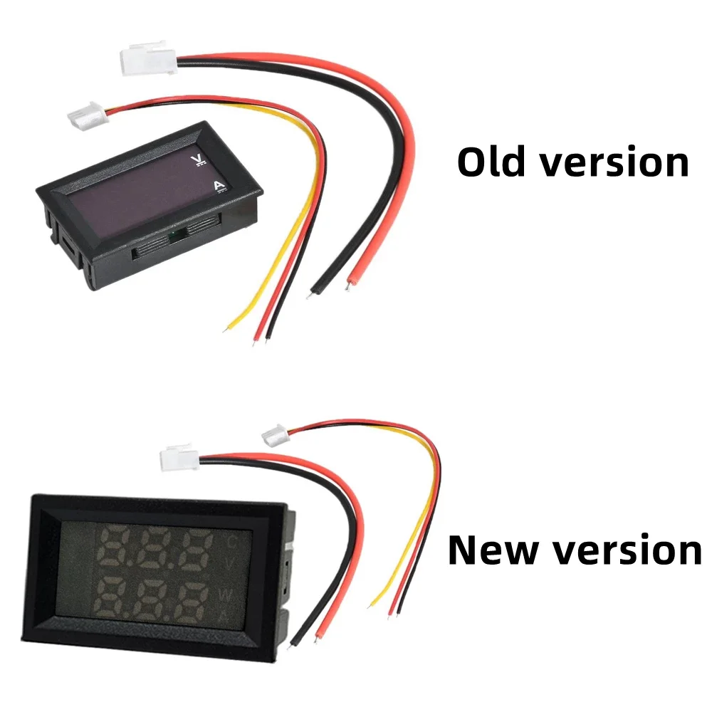 고품질 DC 100V 10A 전압계 전류계 파란색 + 빨간색 LED 앰프 듀얼 디지털 전압계 게이지