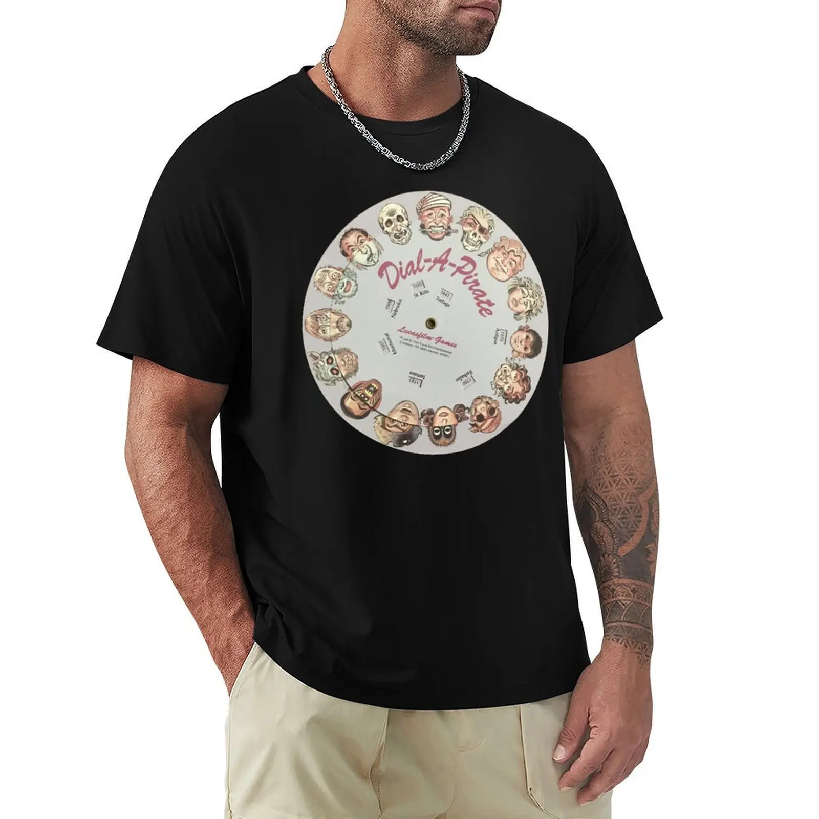 

The Secret of Monkey Island Dial A Pirate T-Shirt quick-drying korean fashion cute tops t shirts for men