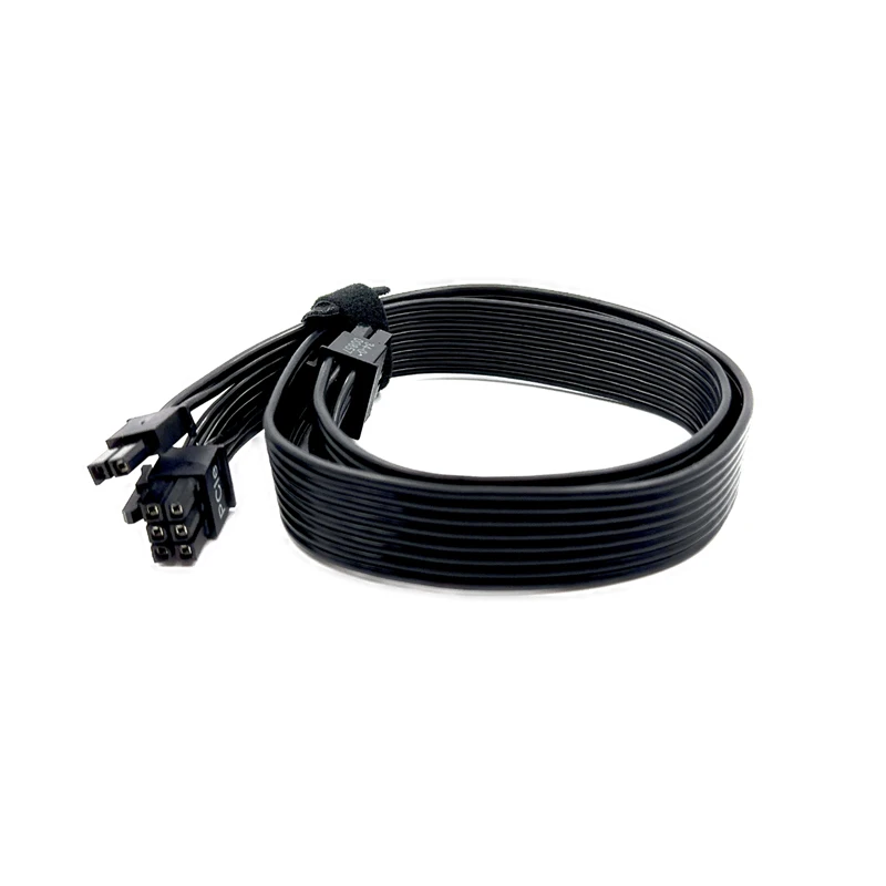 PSU 8Pin to PCIe 8Pin 6+2Pin GPU Power Cable for Cooler Master V550 V650 V750 V850 V1000 V2 GOLD Modular Power, Flat Cable 18AWG