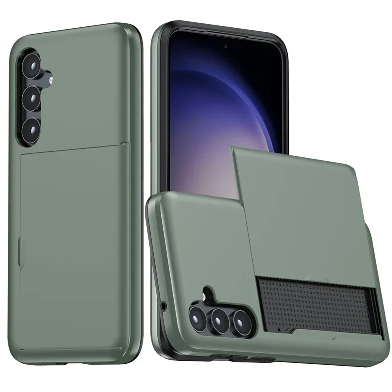 Für Samsung S25 Edge S24 Ultra S23 S21 FE S22 Plus + A56 A55 A36 A16 5G Brieftasche Telefon Fall mit versteckten Karte Slot Halter Abdeckung – Detail 16