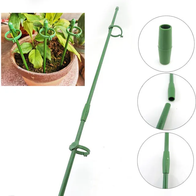 5Db 30/60/90 Cm Növényi Virágcserepes Tartó Állvány Paradicsom Hegymászó Tételő Rögzítő Szerszám Kert Az Orchidea Bonsai V27 -Hez