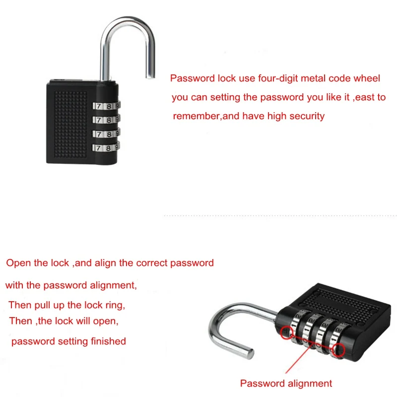 4 Digit Combination Password Lock 5