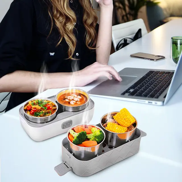 Electric Lunch Box Induction Plug-In Hiting Self-Hiting Cooking Lunch Box  Portable To Rick Sell Like Hot Cakes 2023 New - AliExpress