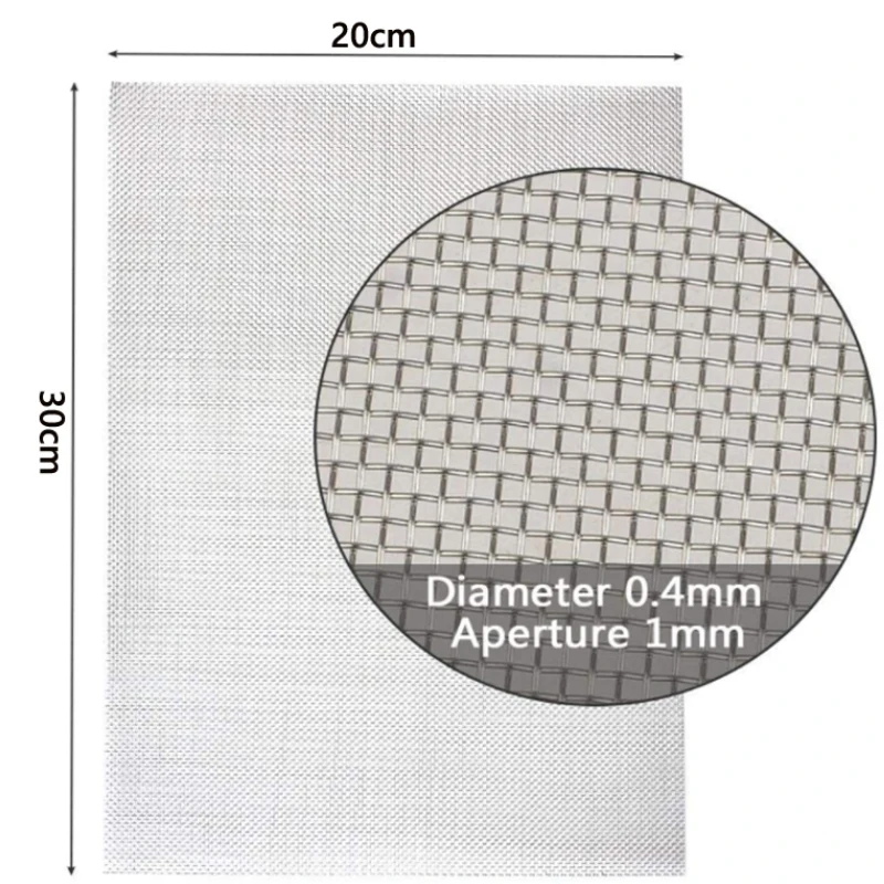 1 stücke 30/40 Edelstahl filters ieb 5/8/20/500-mesh gewebter Draht hochwertiges Edelstahl-Sieb filter blatt