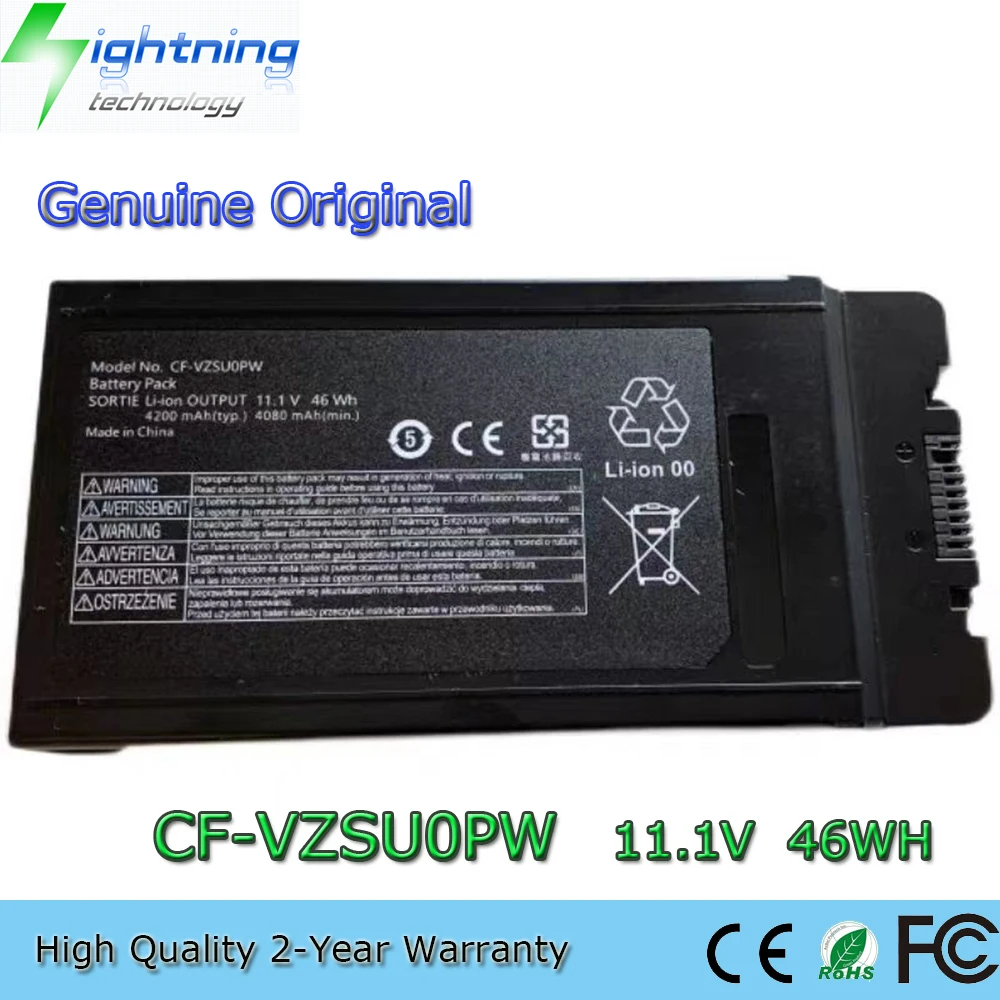 Nuova Batteria Per Laptop Originale Originale Cf-Vzsu0Pw 11.1V 46Wh Per Panasonic Toughbook Serie Cf-54 Cf-Vzsu0Pr