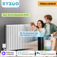 Smart Tuya WiFi/Zigbee TRV Thermostatic Head Radiator Valve Actuator Home Remote Temperature Controller Alexa Google Home Alice - Image 3
