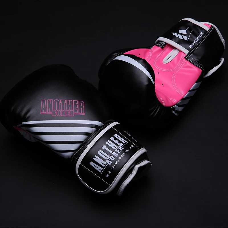 Boxing Gloves Professional Muay Thai Gloves Men Women Junior Kids Leather MMA Sparring Punch Bag Training Fight Kickboxing Glove