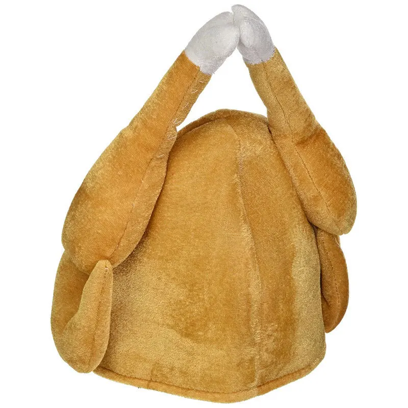 

1pcs Funny Carnival Chicken Leg Hat Christmas Thanksgiving Decoration Turkey Hat Adult Carnival Hat Party Festive Cap