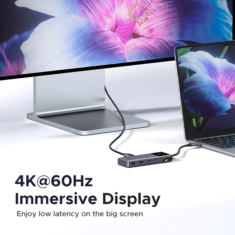 UGREEN Uno USB-C HUB 6-in-1 4K60Hz HDMI PD100W 10Gbps USB3.2 Gen2 USB-C Splitter for Laptop MacBook USB Expander Docking Station