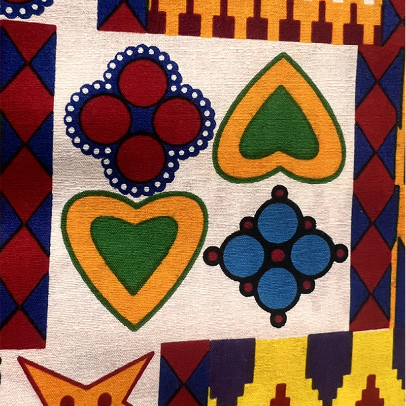 african ankara real wax block fabric african Fabric for dresses cotton fabric 6yards Ghana wax high quality